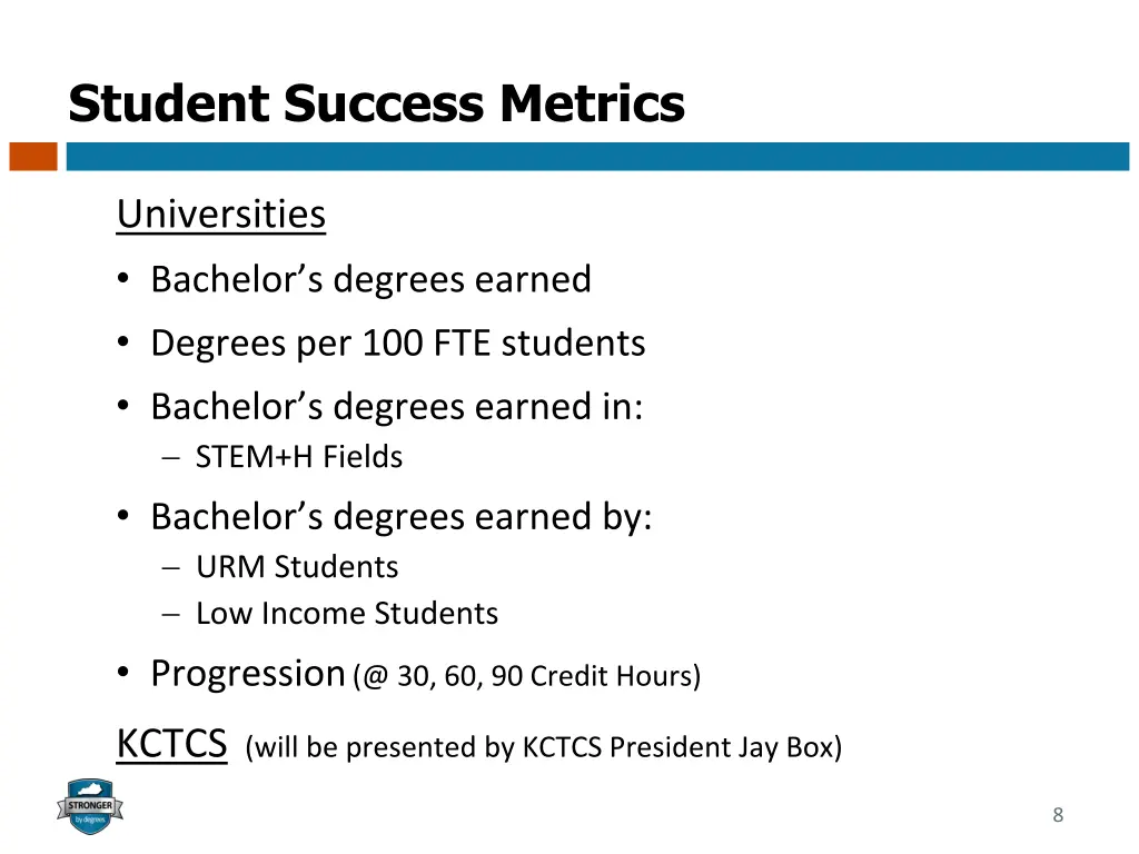 student success metrics