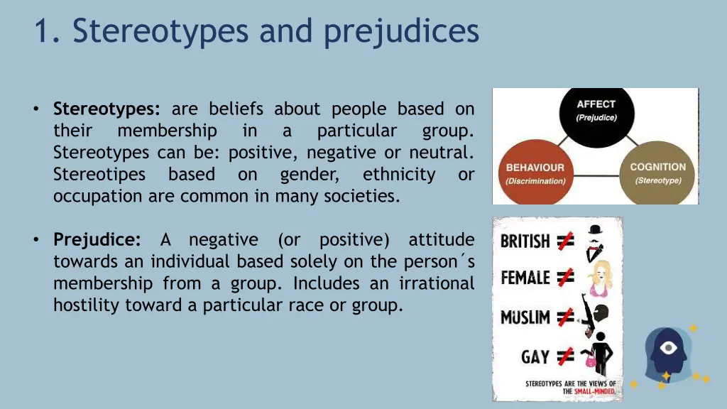1 stereotypes and prejudices