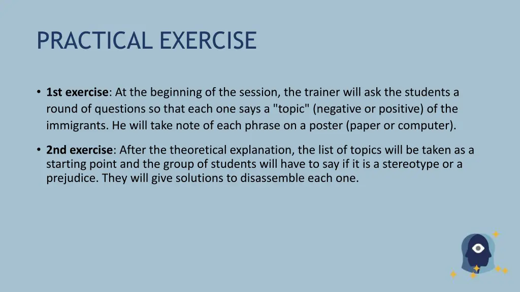 practical exercise