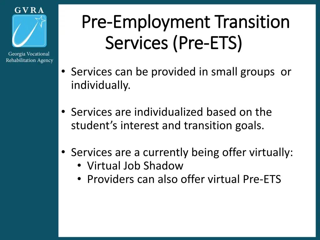 pre pre employment transition employment 2