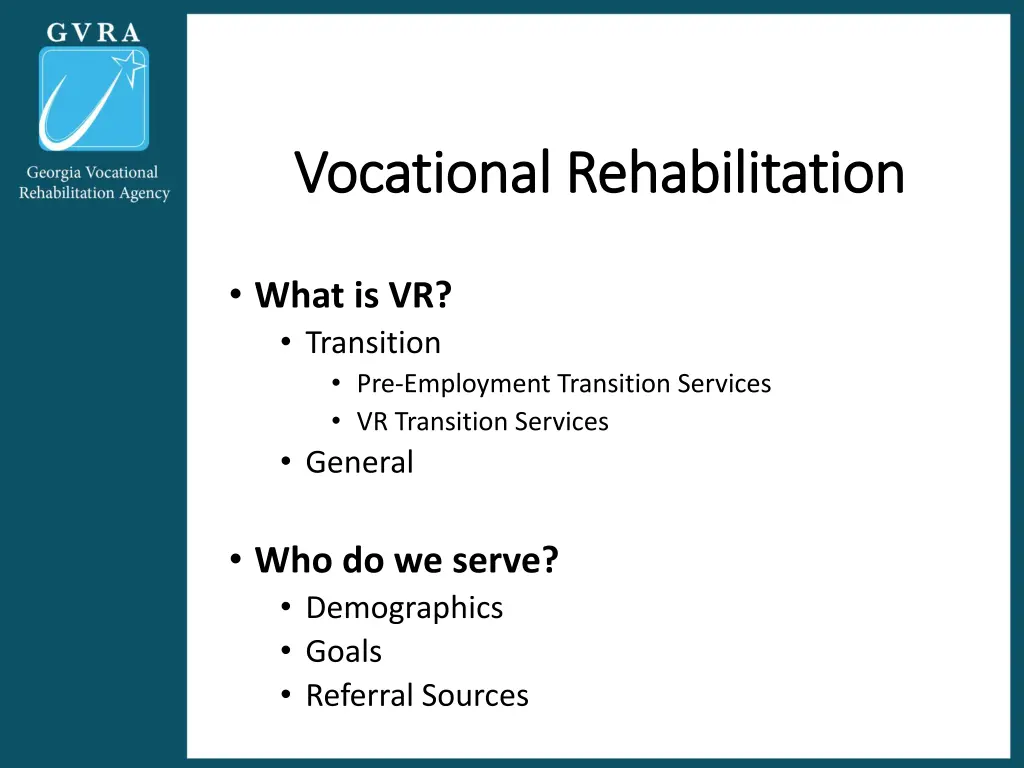 vocational rehabilitation vocational