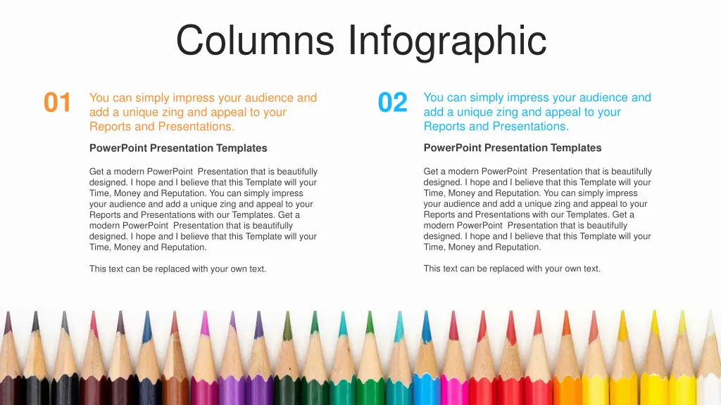columns infographic