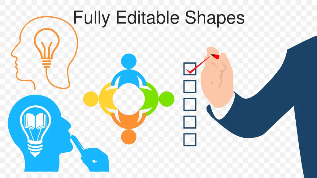 fully editable shapes