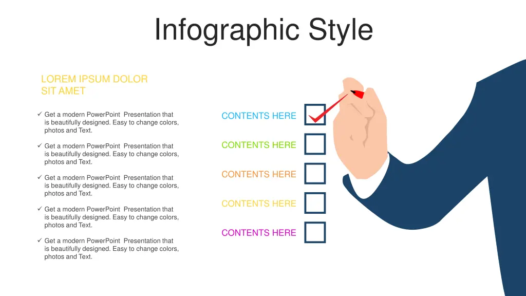 infographic style