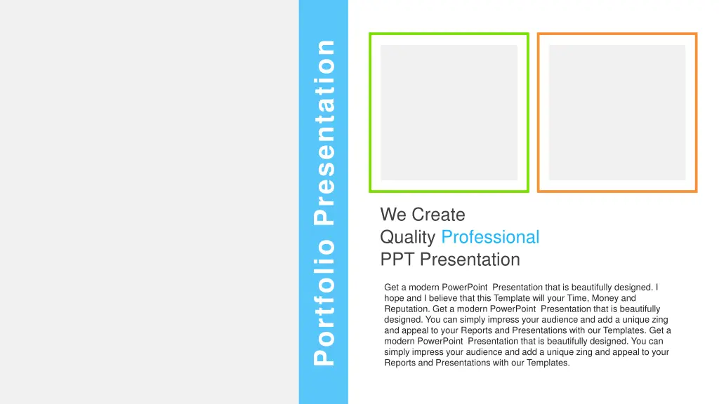 portfolio presentation