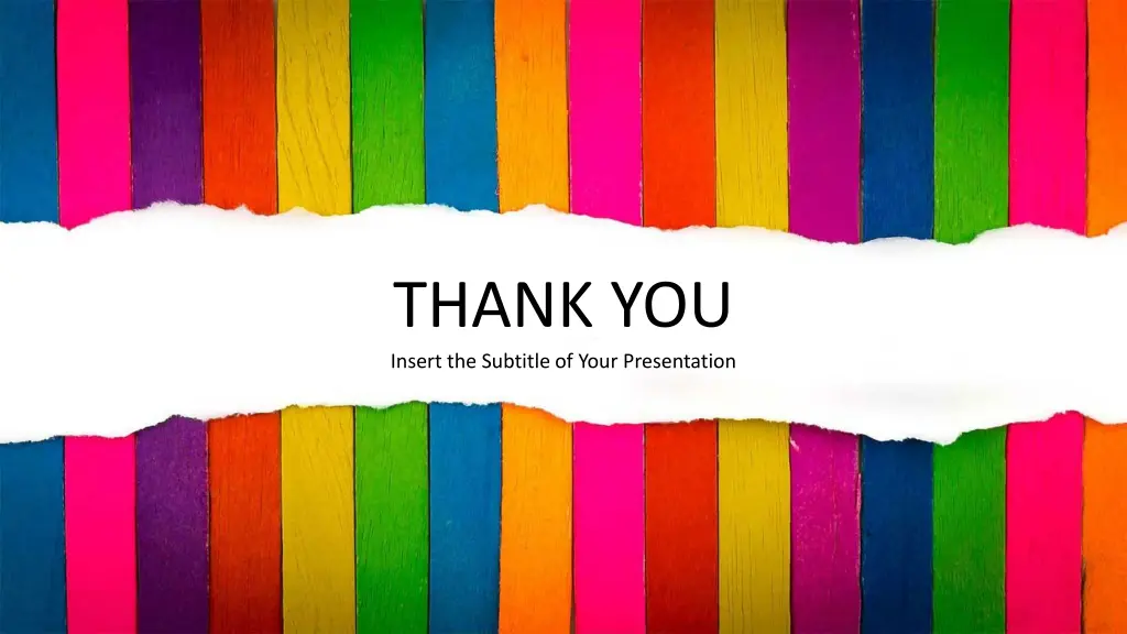 thank you insert the subtitle of your presentation