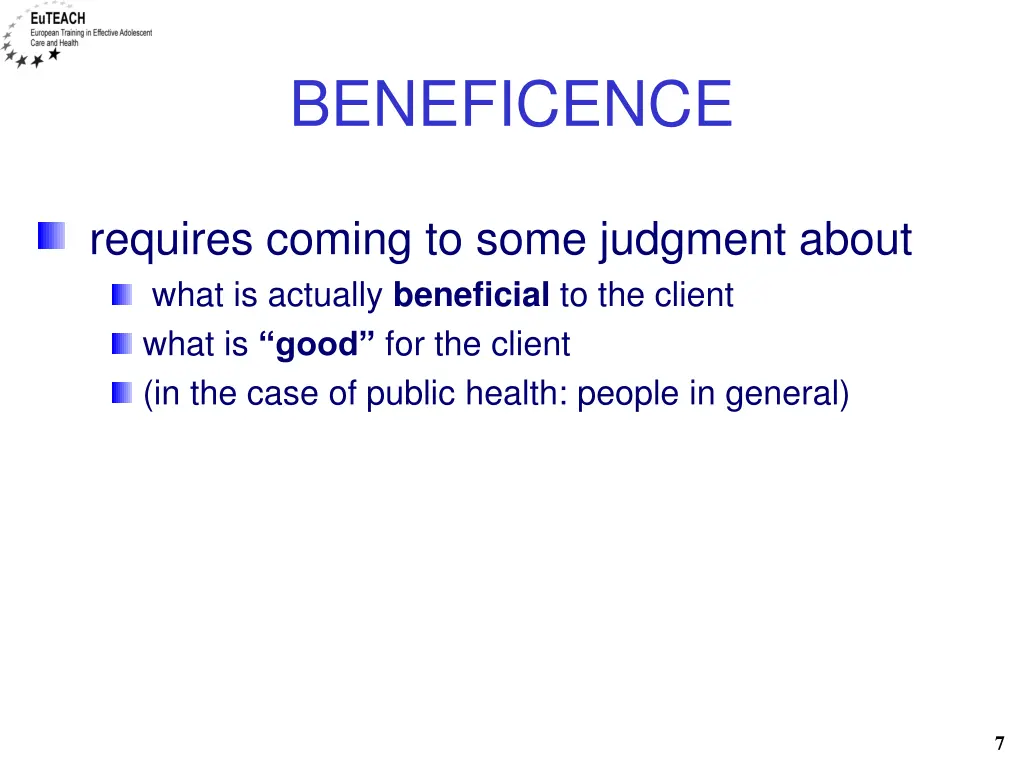 beneficence