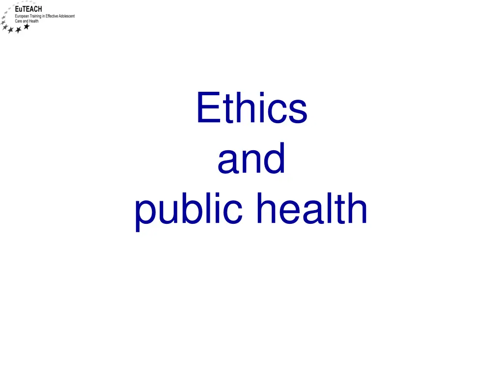 ethics and