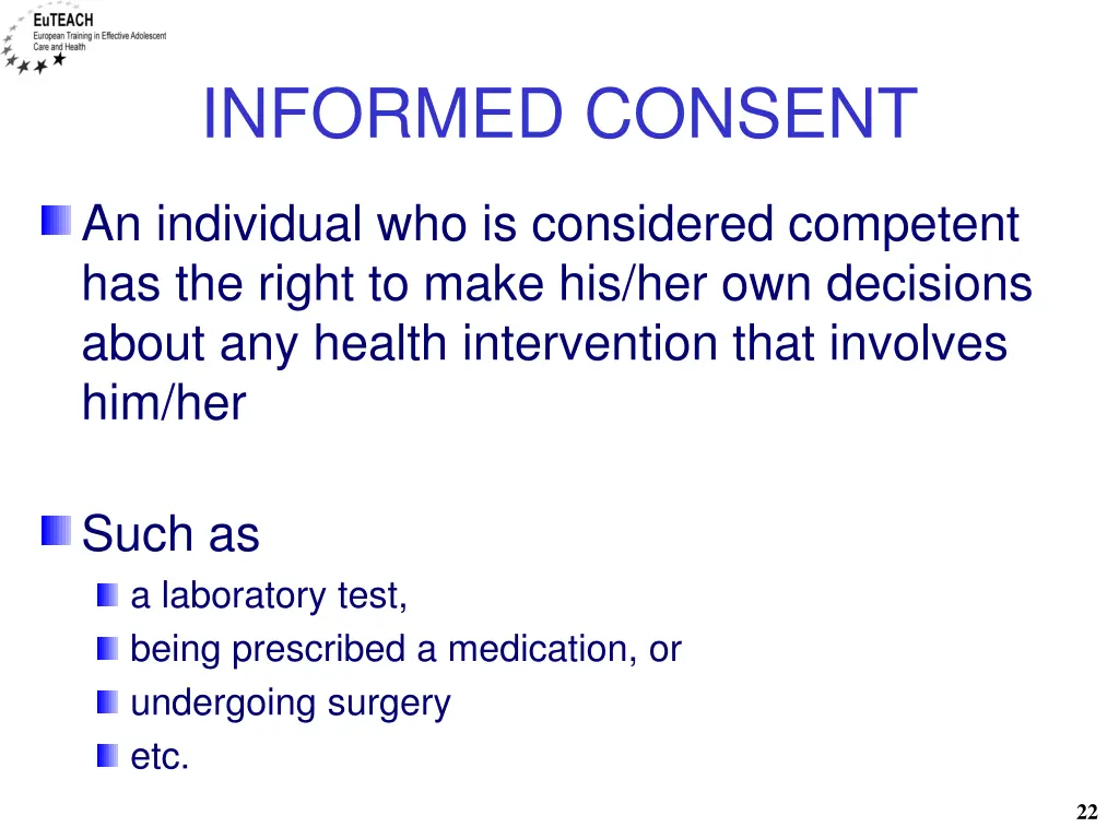 informed consent