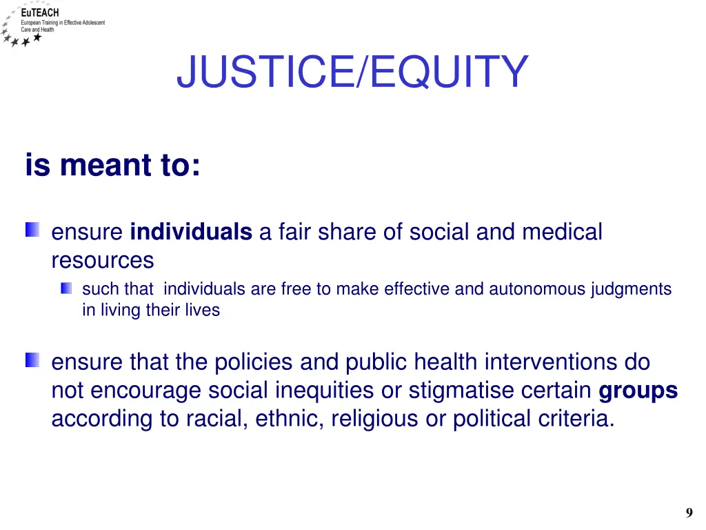 justice equity