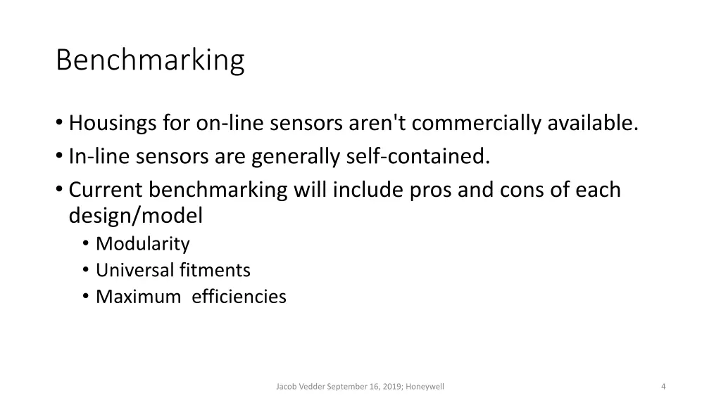 benchmarking