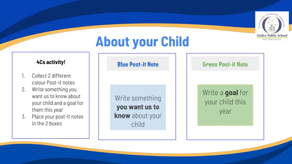 about your child