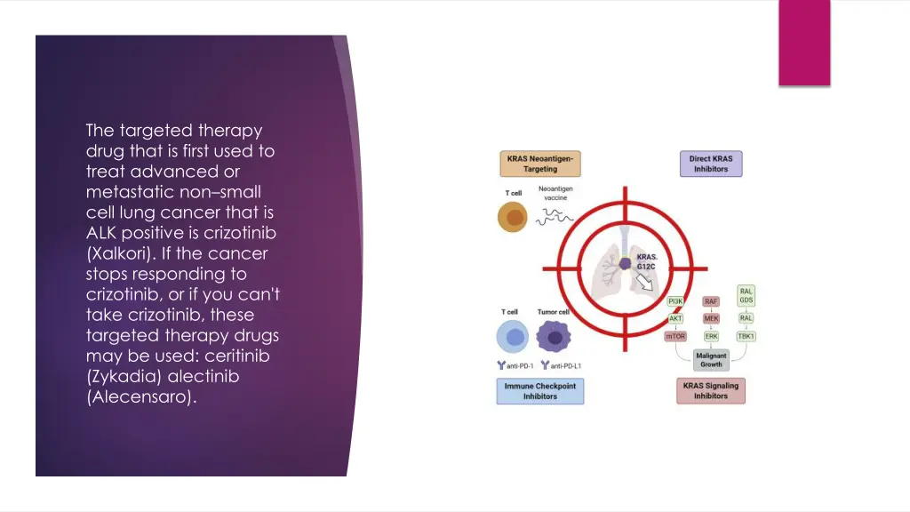 the targeted therapy drug that is first used