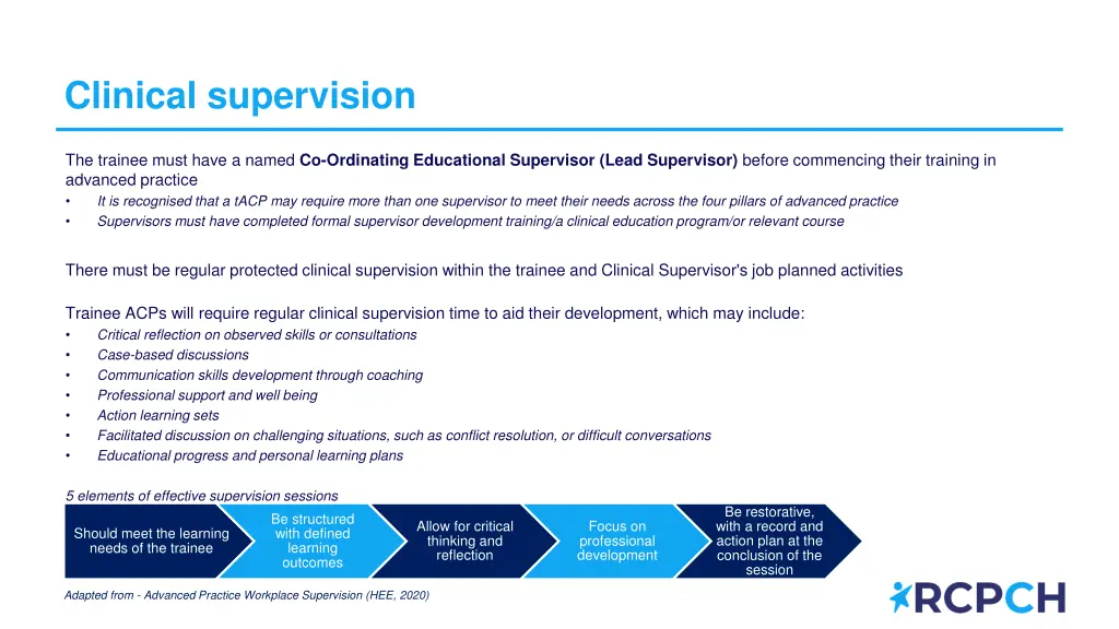 clinical supervision