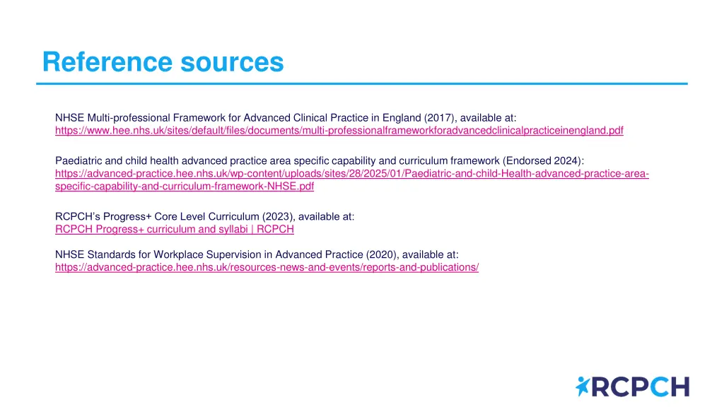 reference sources