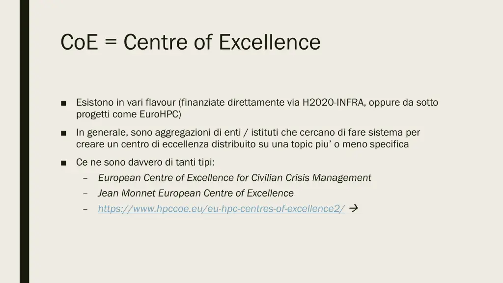 coe centre of excellence