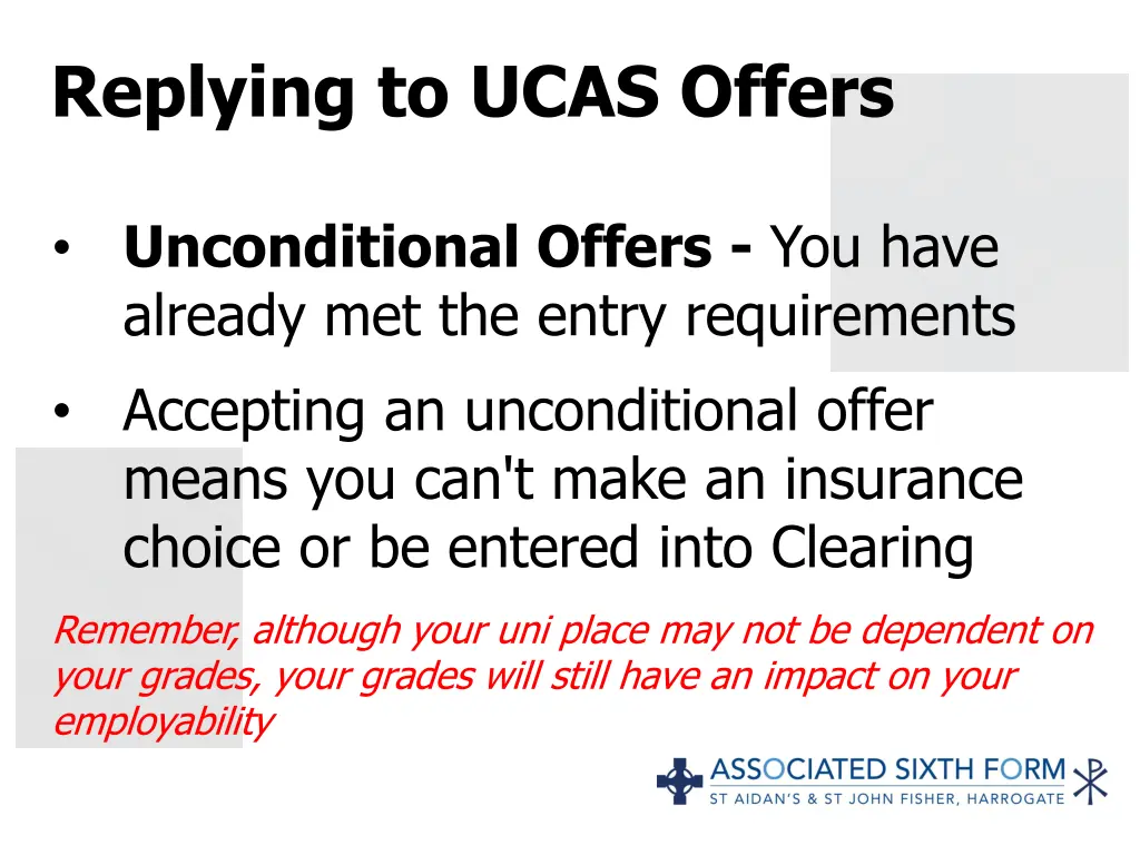 replying to ucas offers 1