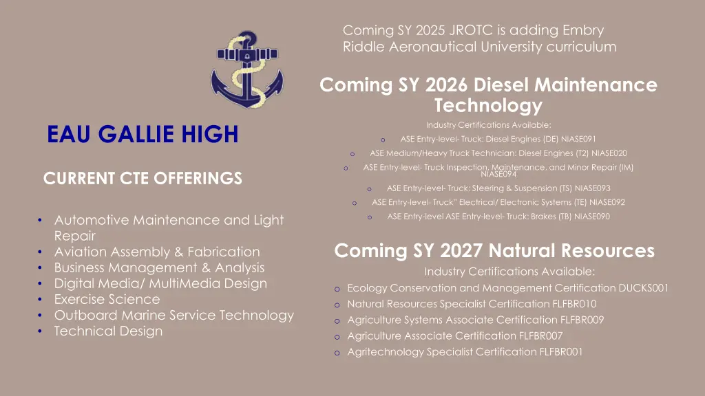 coming sy 2025 jrotc is adding embry riddle