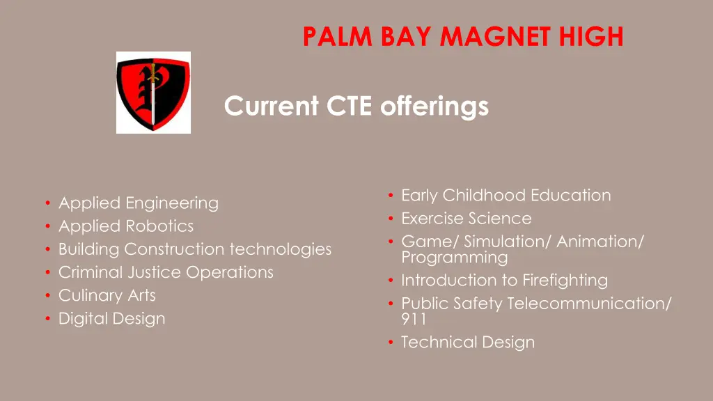 palm bay magnet high current cte offerings