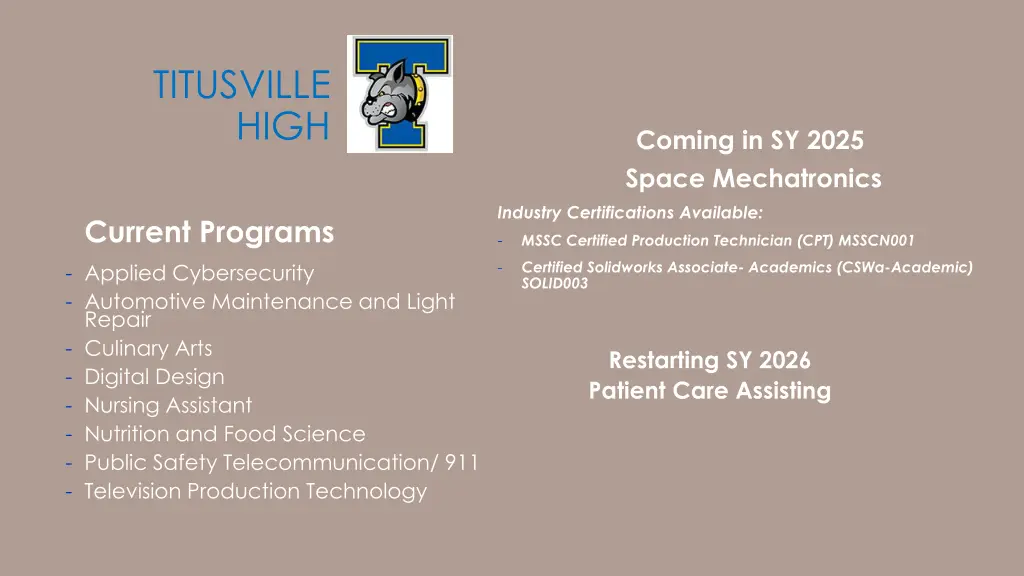 titusville high