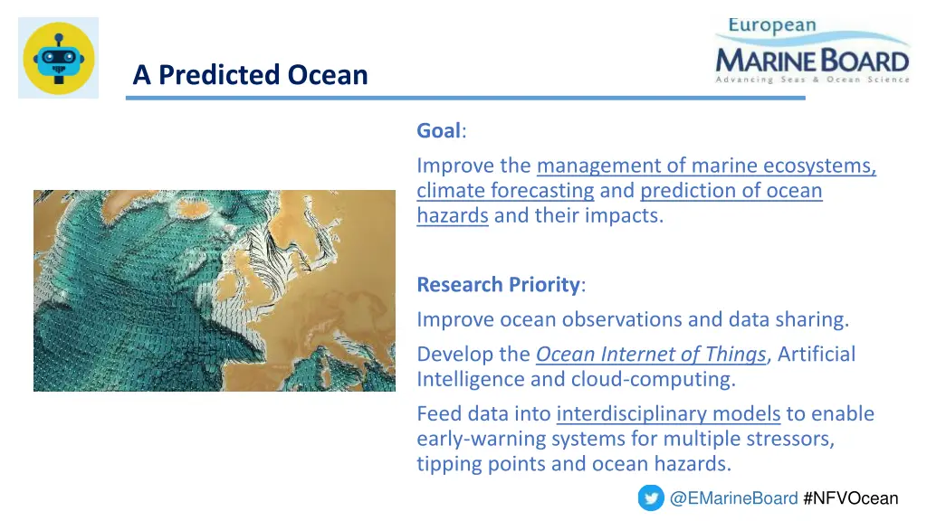 a predicted ocean