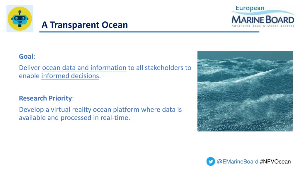 a transparent ocean