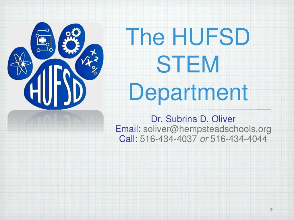 the hufsd stem department