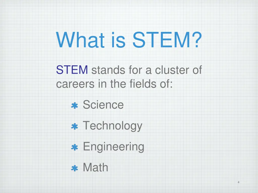 what is stem 1