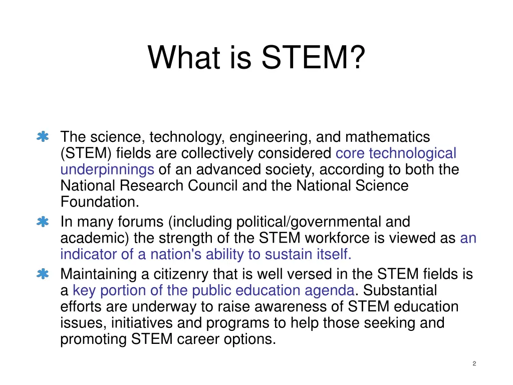 what is stem