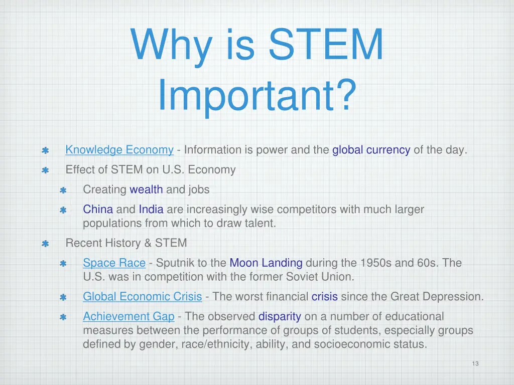 why is stem important