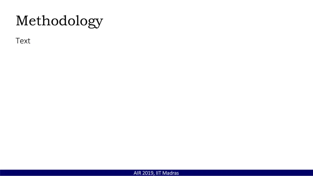methodology