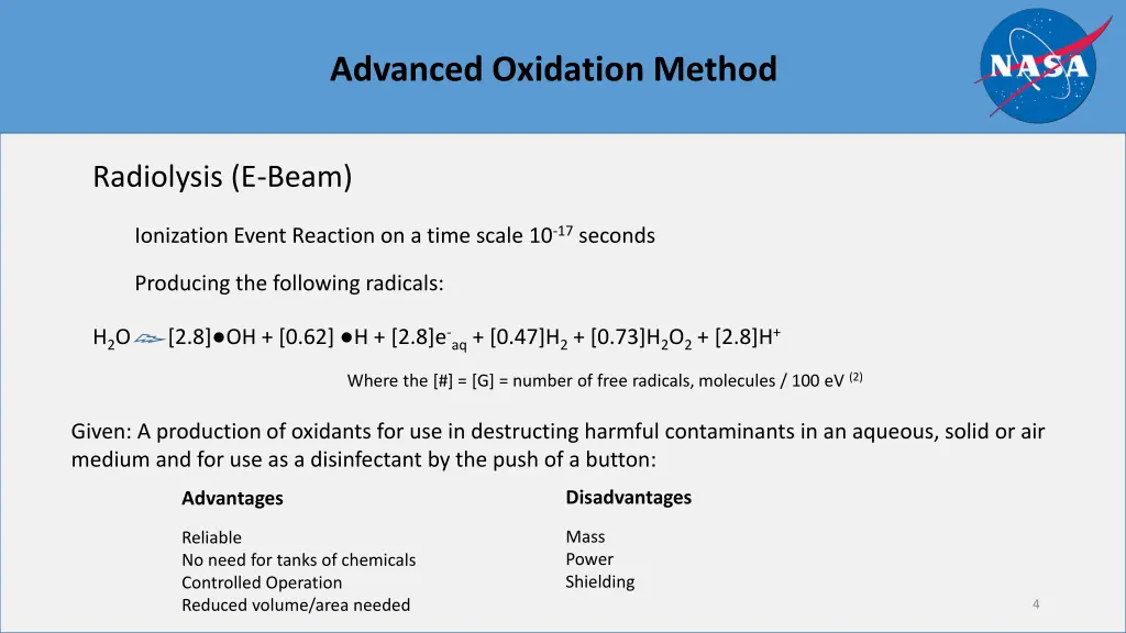 advanced oxidation method