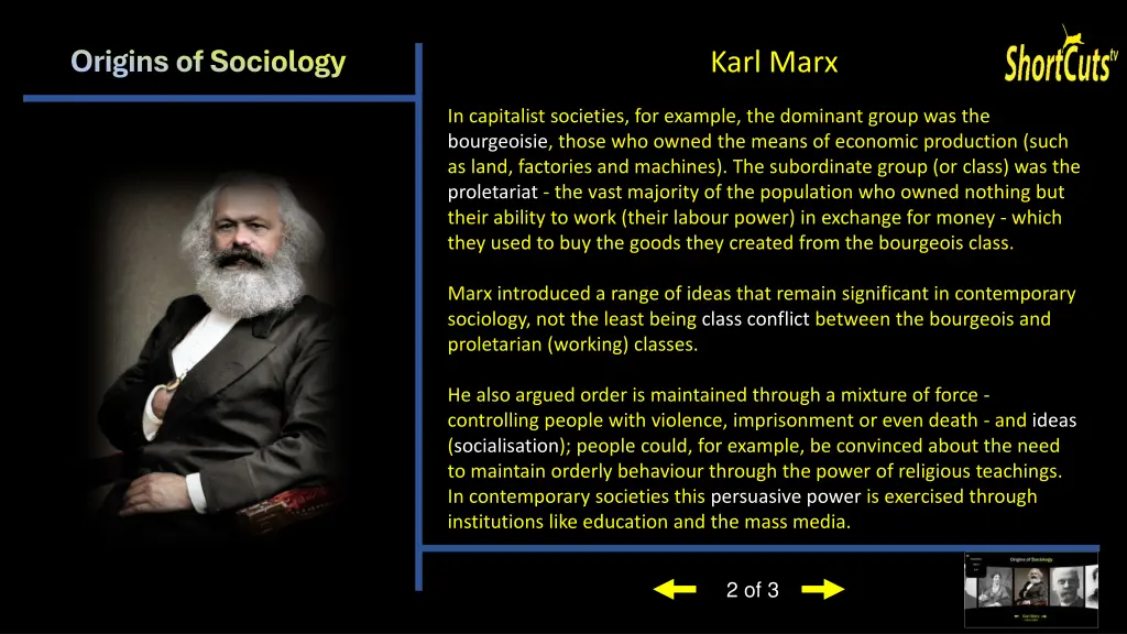 origins of sociology 19