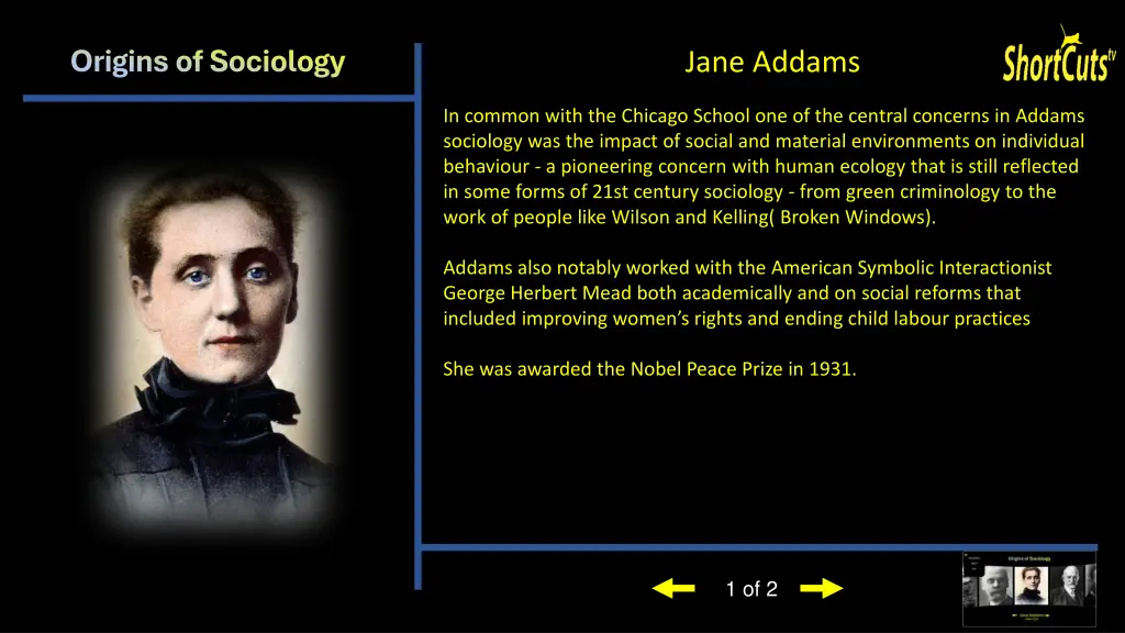origins of sociology 25