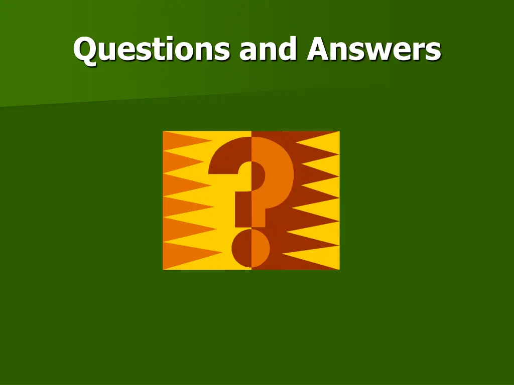 questions and answers