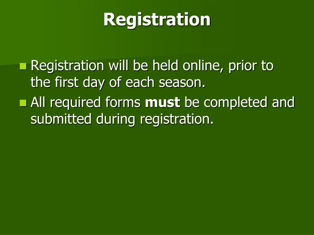 registration