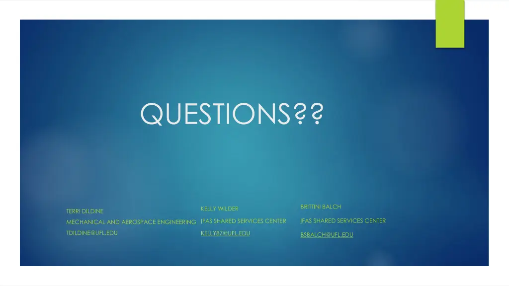 questions