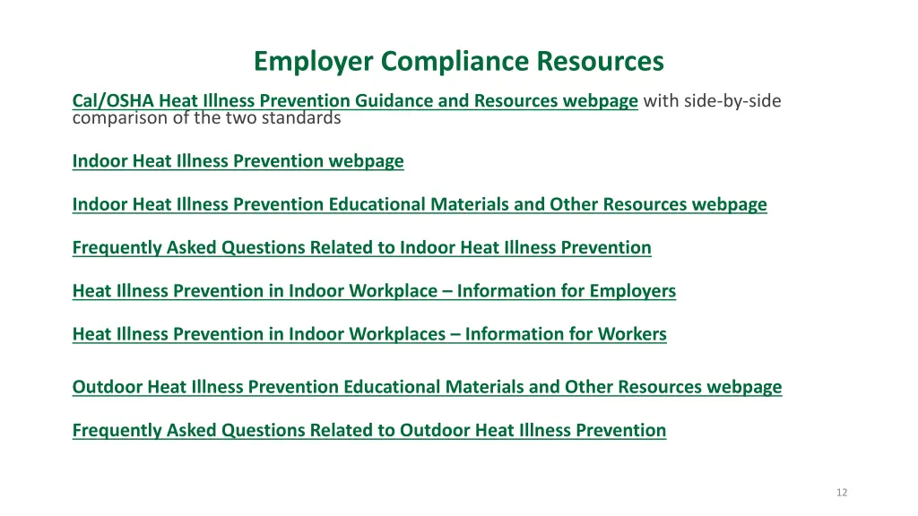 employer compliance resources