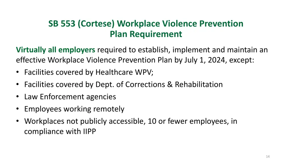 sb 553 cortese workplace violence prevention plan 1