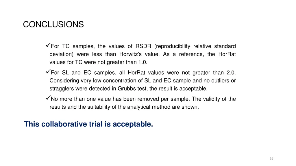 conclusions