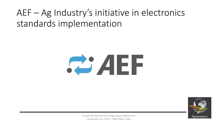 aef ag industry s initiative in electronics