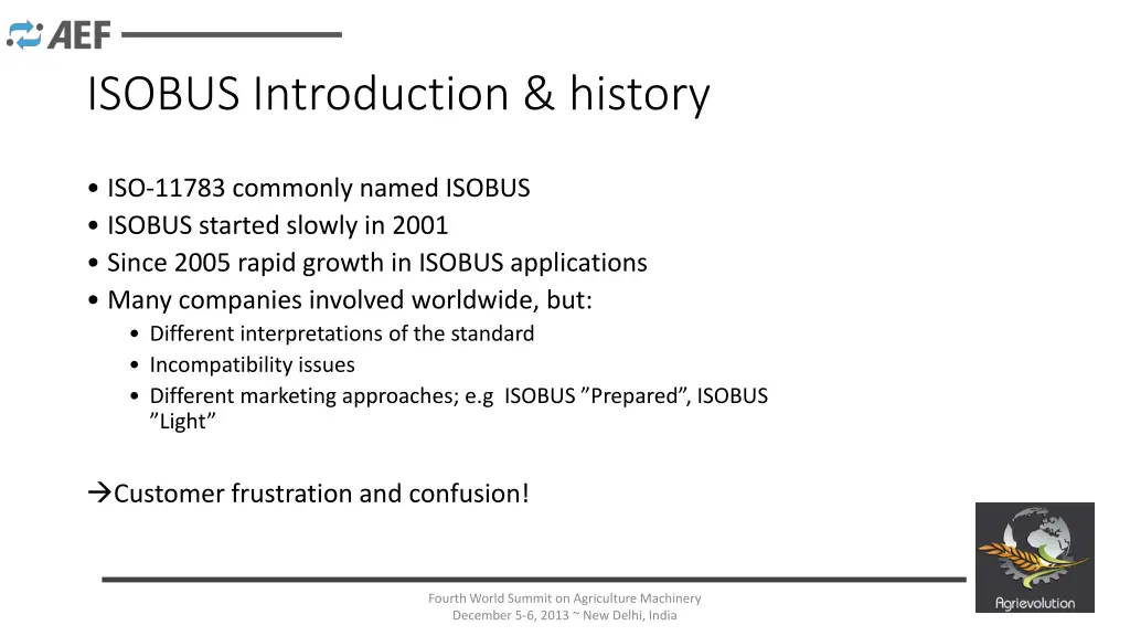 isobus introduction history