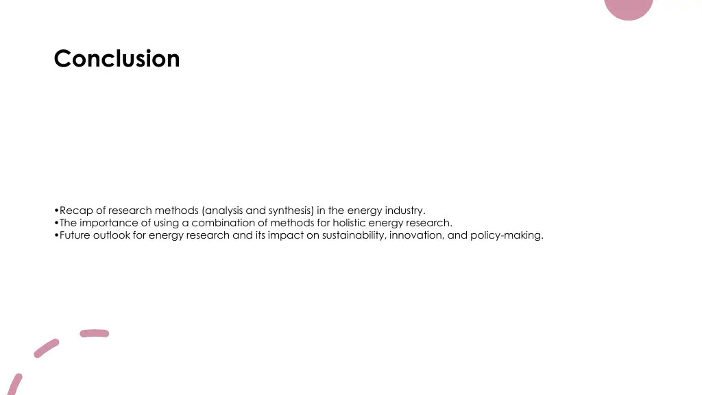 conclusion