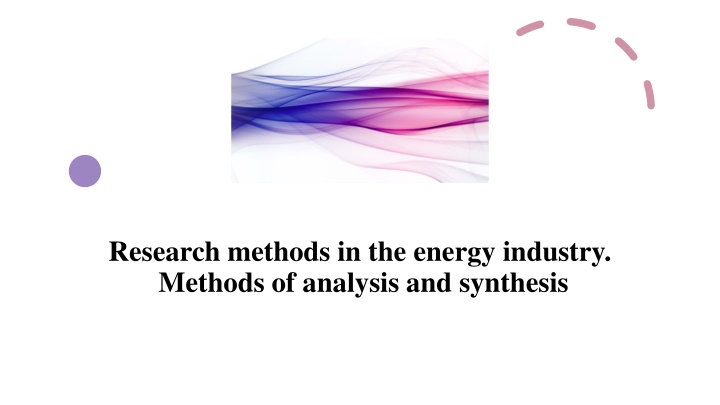 research methods in the energy industry methods