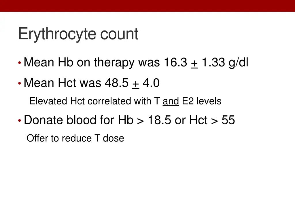 erythrocyte count