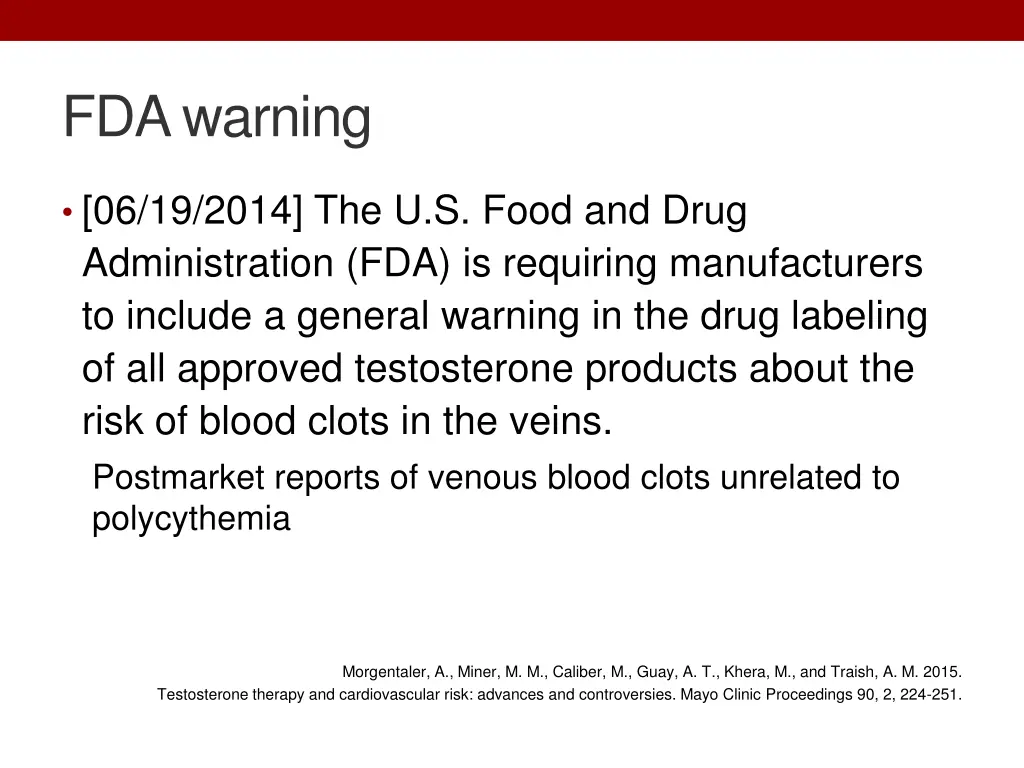 fda warning