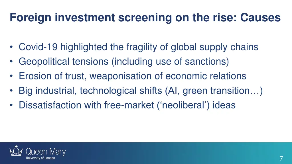 foreign investment screening on the rise causes 2