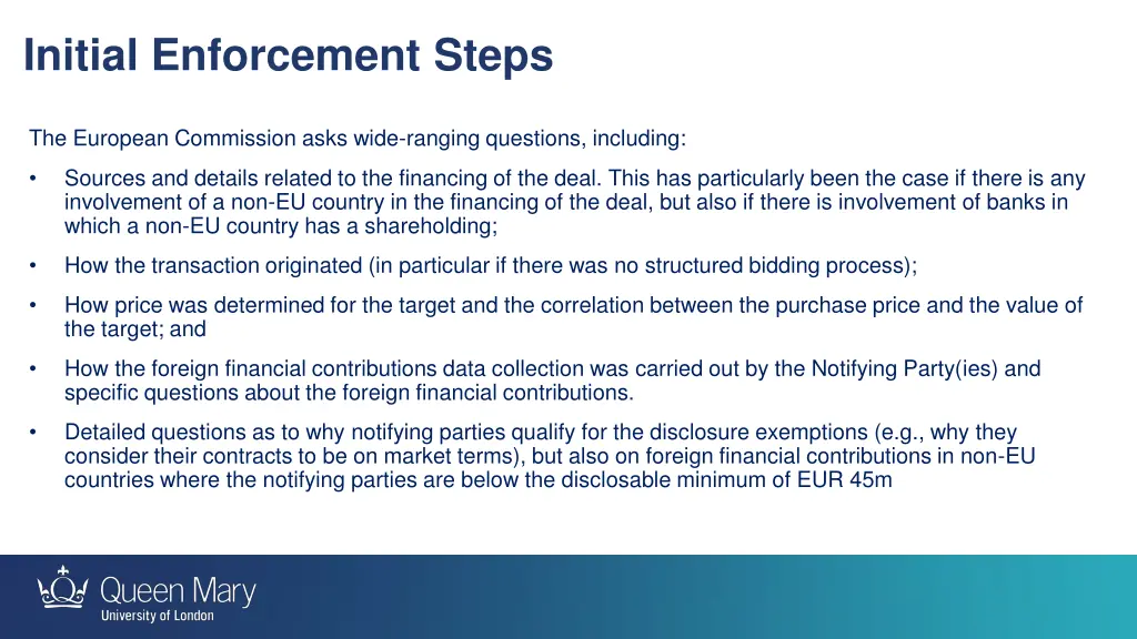 initial enforcement steps 1