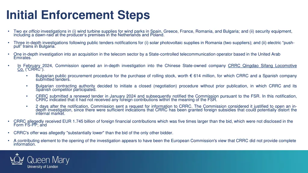 initial enforcement steps 2