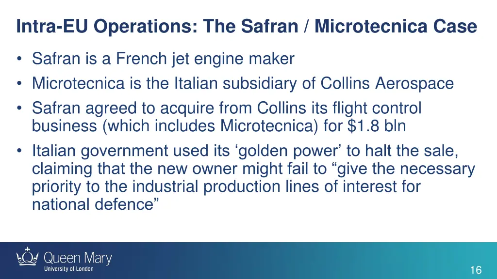 intra eu operations the safran microtecnica case